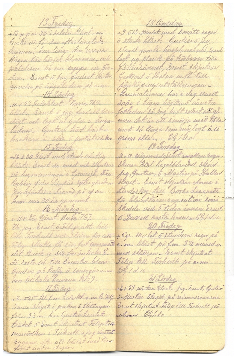 Gullereddagboken 1928