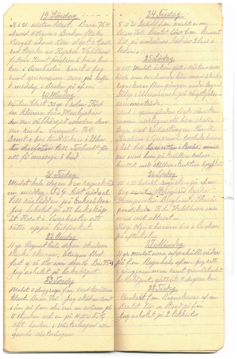 Gullereddagboken 1928