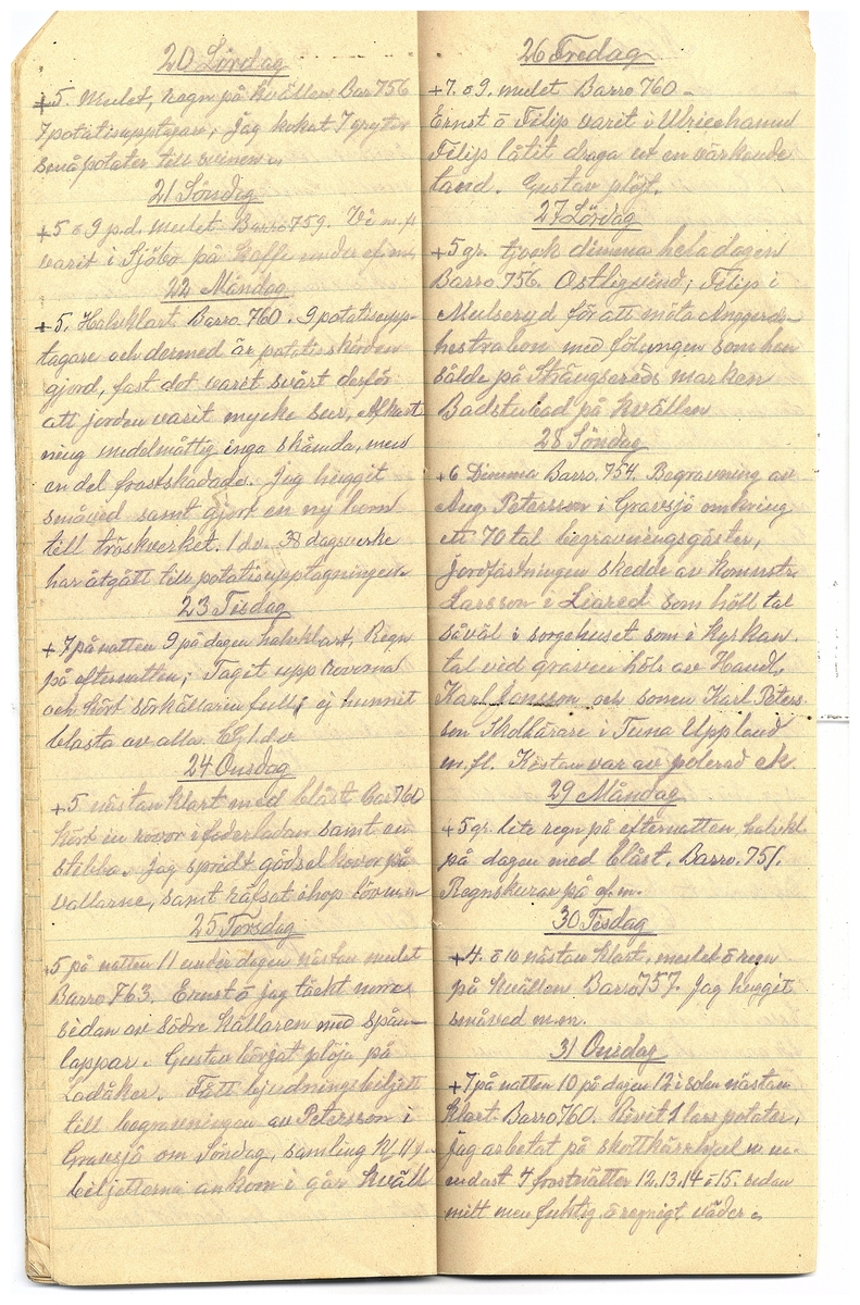 Gullereddagboken 1928