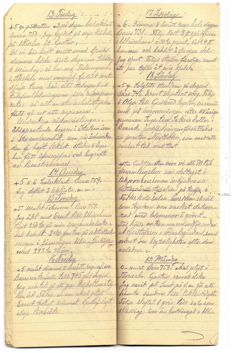 Gullereddagboken 1928