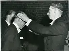 Stockholm.
Landshövdning Ragnar Casparsson doktoreras, 1953.