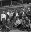 På väg till skollovskolonin på Värhulta Ö.
18 juli 1959.