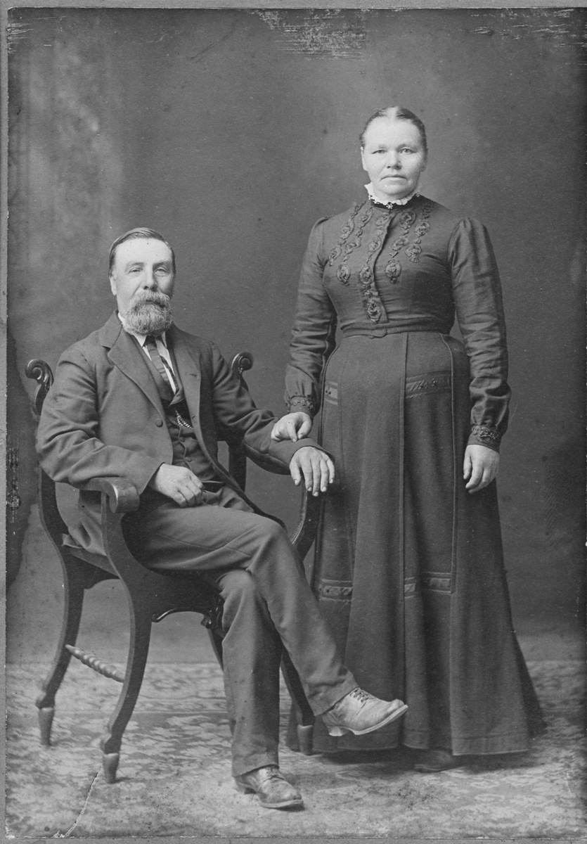 Ekteparet Anders Krogh og Berit Marie Krogh, Havley, Minnesota