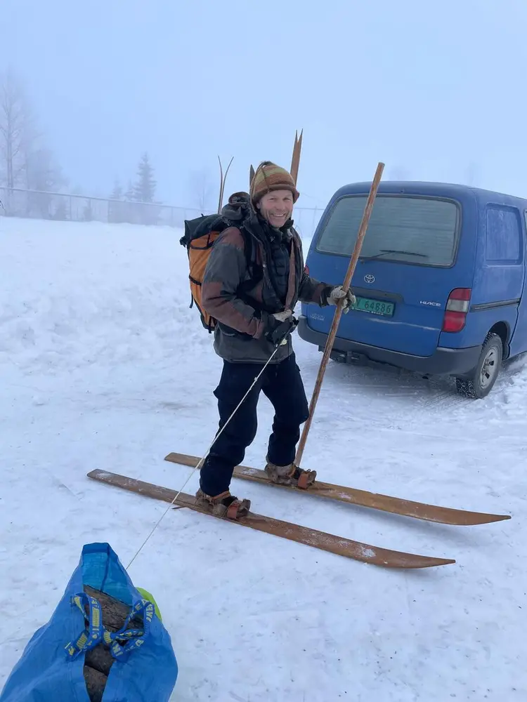 Thomas Aslaksby på treski