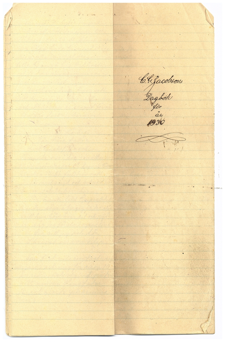 Gullereddagboken 1930