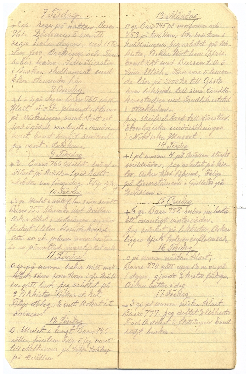 Gullereddagboken 1930