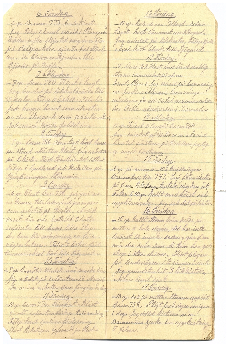Gullereddagboken 1929 2