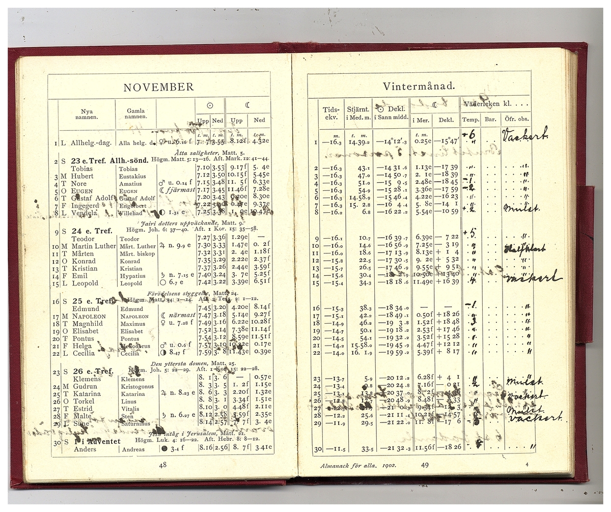 Gullereddagboken 1902 (Filip)