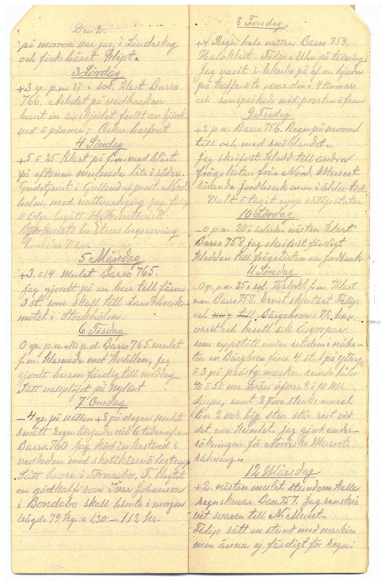 Gullereddagboken 1930