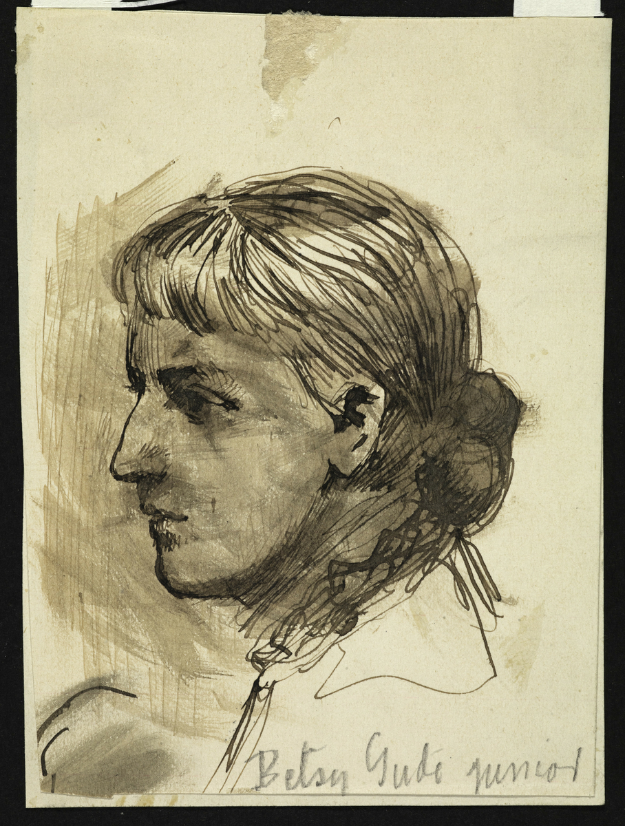 Hans Gude, Tegninger