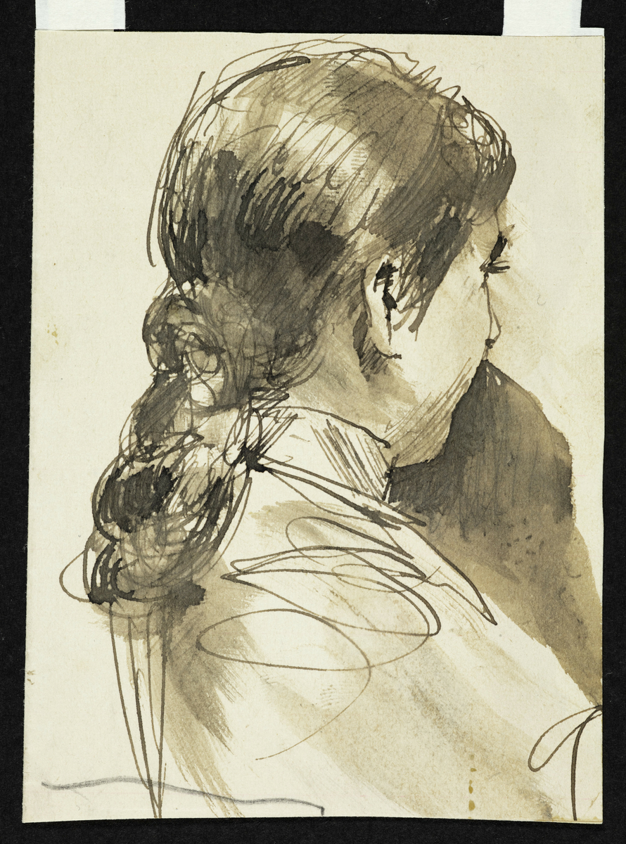 Hans Gude, Tegninger