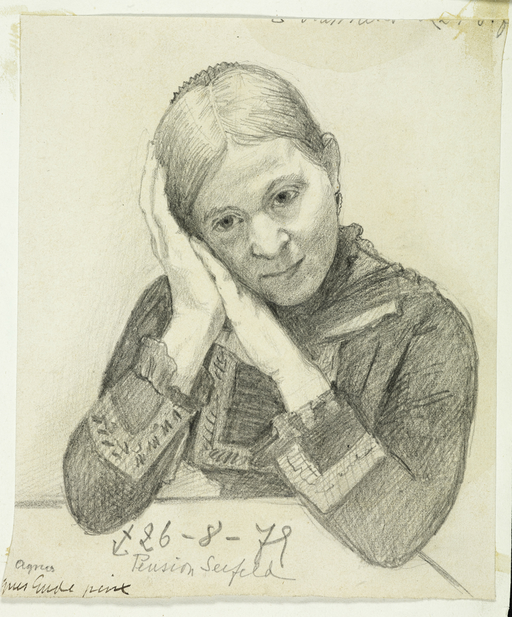Hans Gude, Tegninger