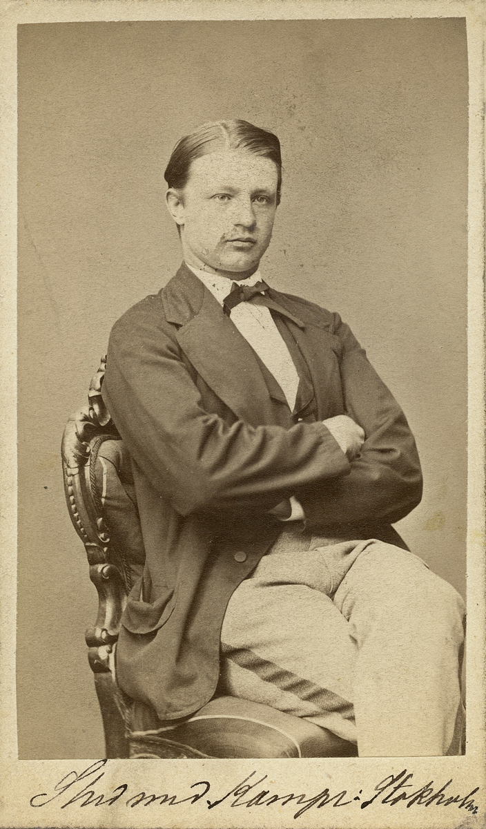 Portrett av stud. med. Kampr (?), Stockholm