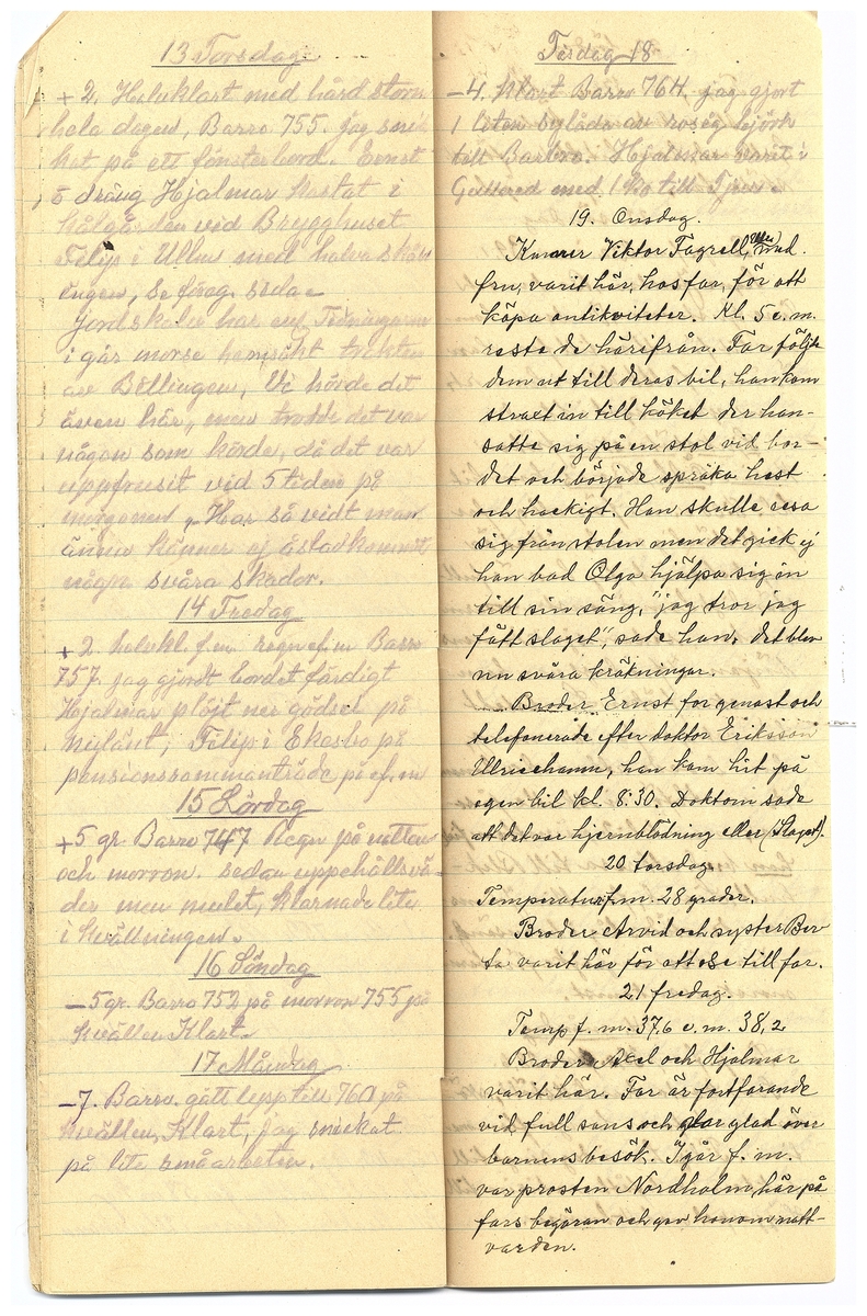 Gullereddagboken 1930