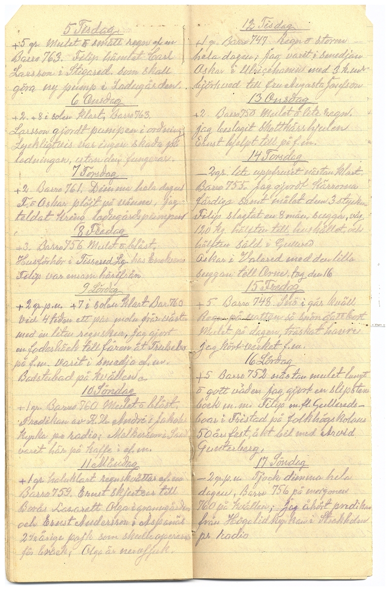 Gullereddagboken 1929 2