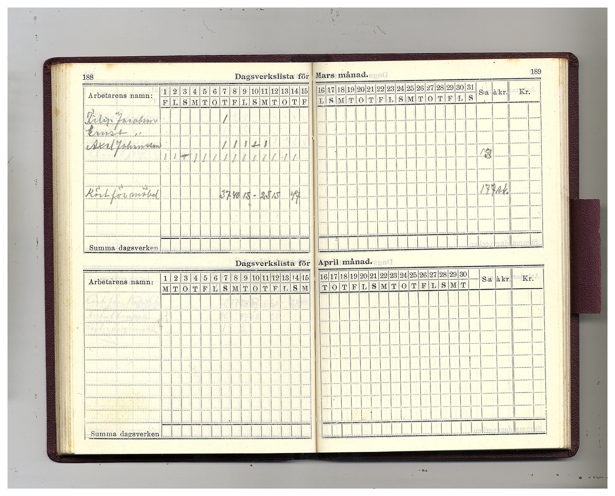 Gullereddagboken 1929 (Filip)