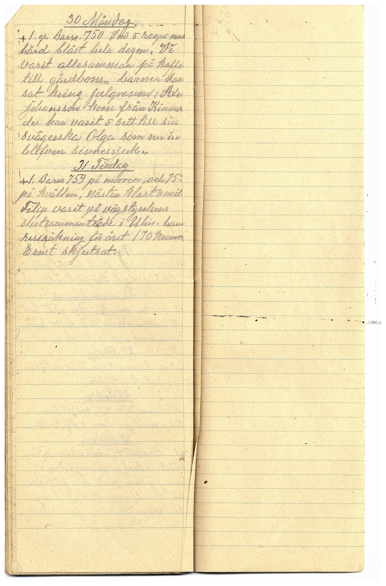 Gullereddagboken 1929 2