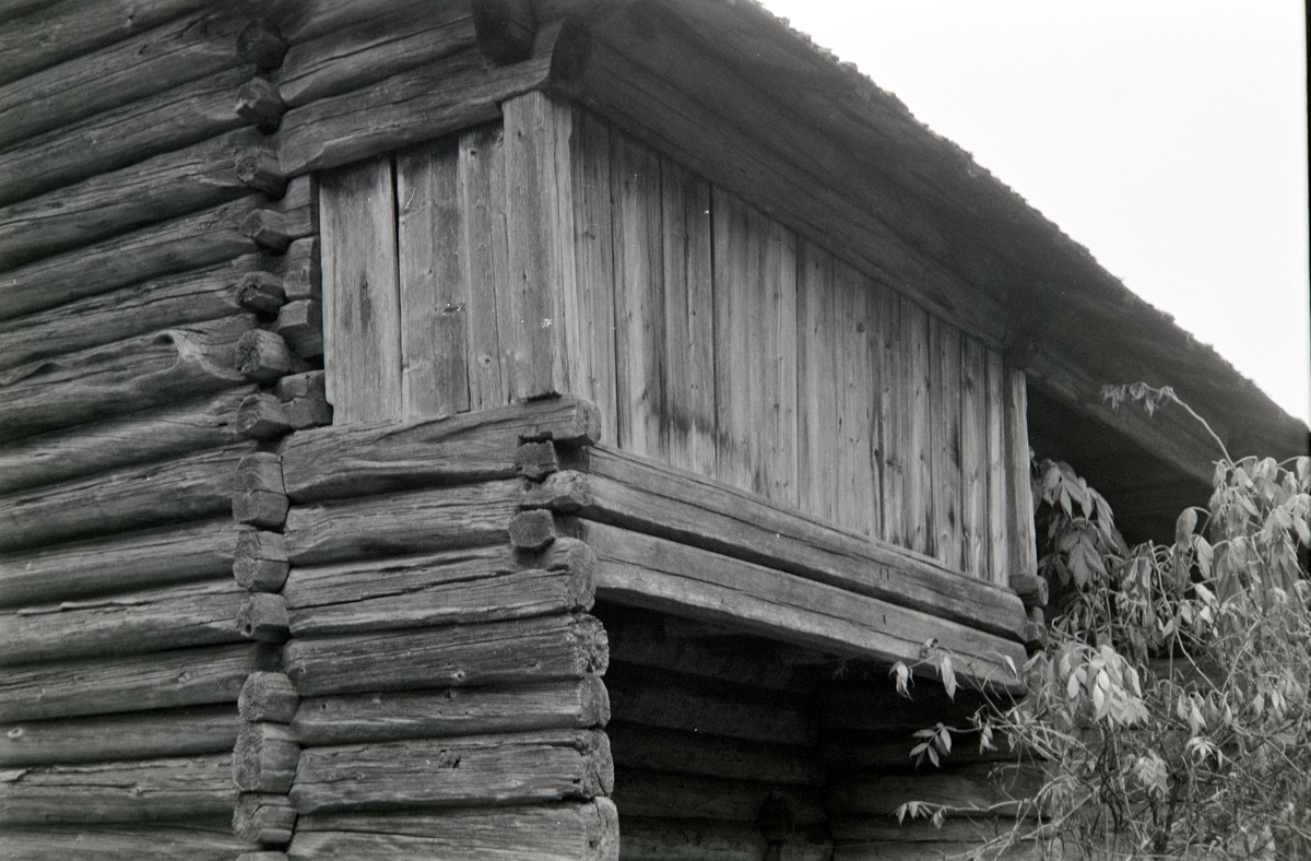 Ringsaker, Ring, Nordberg, Berg store, laftet stall låve fra 1875, eksteriør stall-låve, 