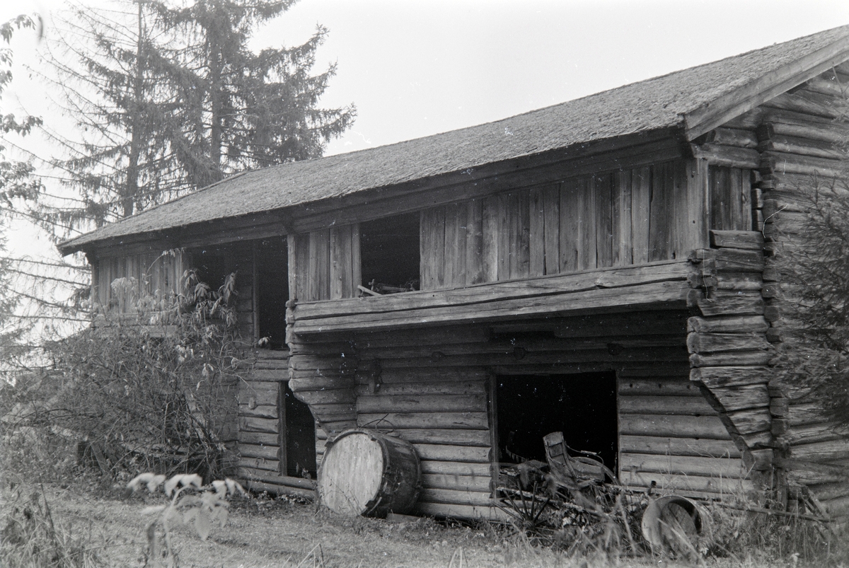Ringsaker, Ring, Nordberg, Berg store, laftet stall låve fra 1875, eksteriør stall-låve, 