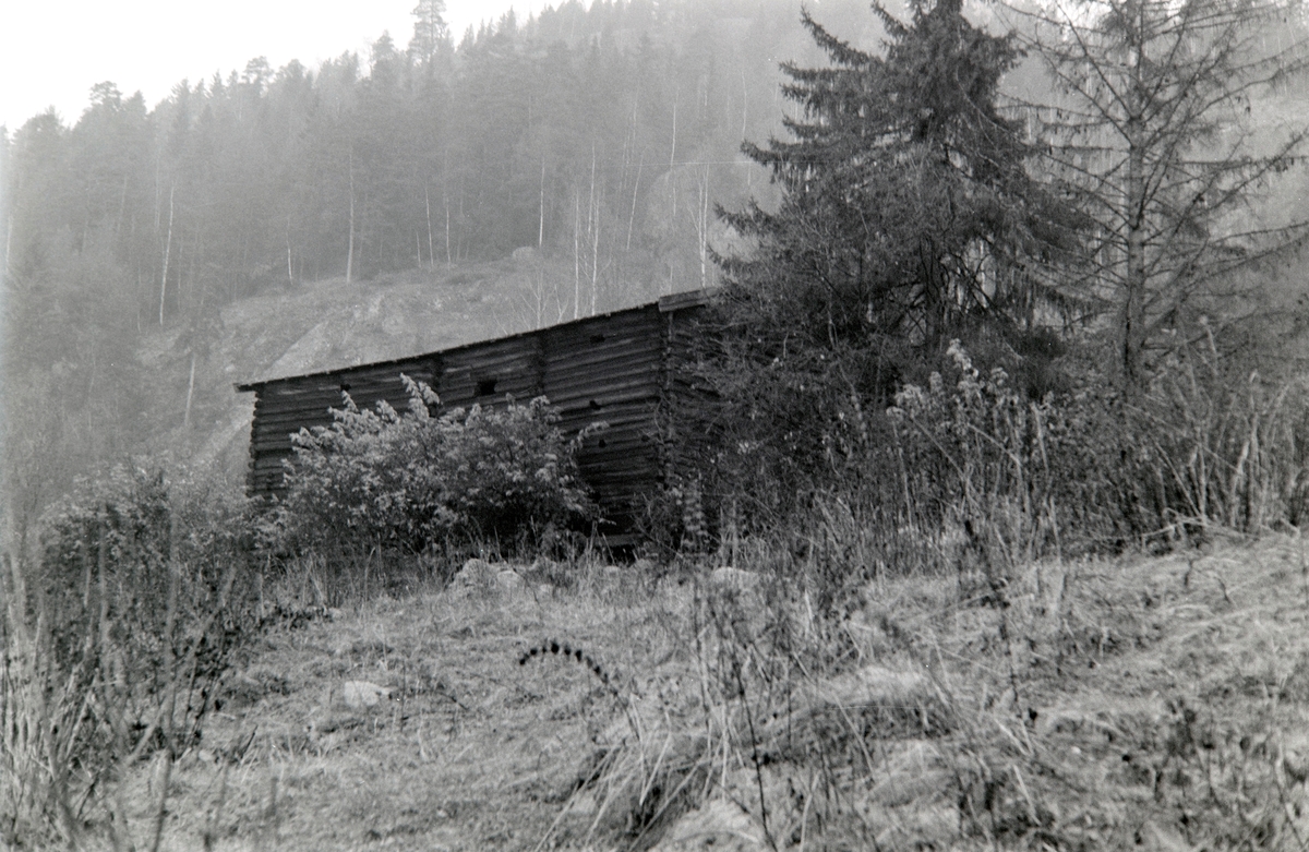Ringsaker, Ring, Nordberg, Berg store, laftet stall låve fra 1875, eksteriør stall-låve, 