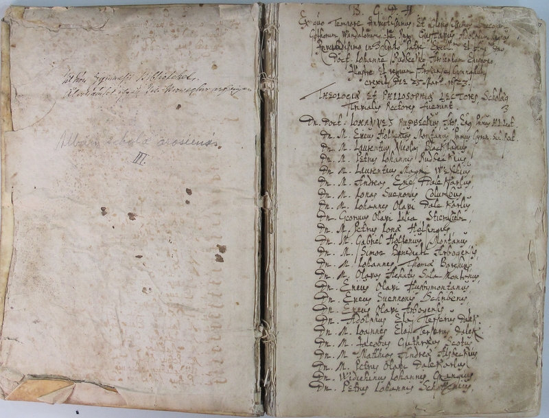 Rudbeckianska skolan i Västerås elevlängd 1650-1659