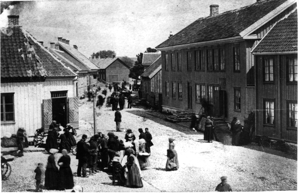 Storgatan vid och norr om Rådhustorget.