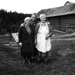 Från vänster:
Anna Olsson f. 1874 i Raiski S:a Viggen, Nysko