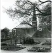 Västerås.
Botaniska trädgården mot Domkyrkan.