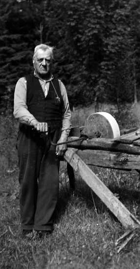 Finsktalande "Post-Ola" Olof Olsson f 1885 i Norra Viggen d 1969