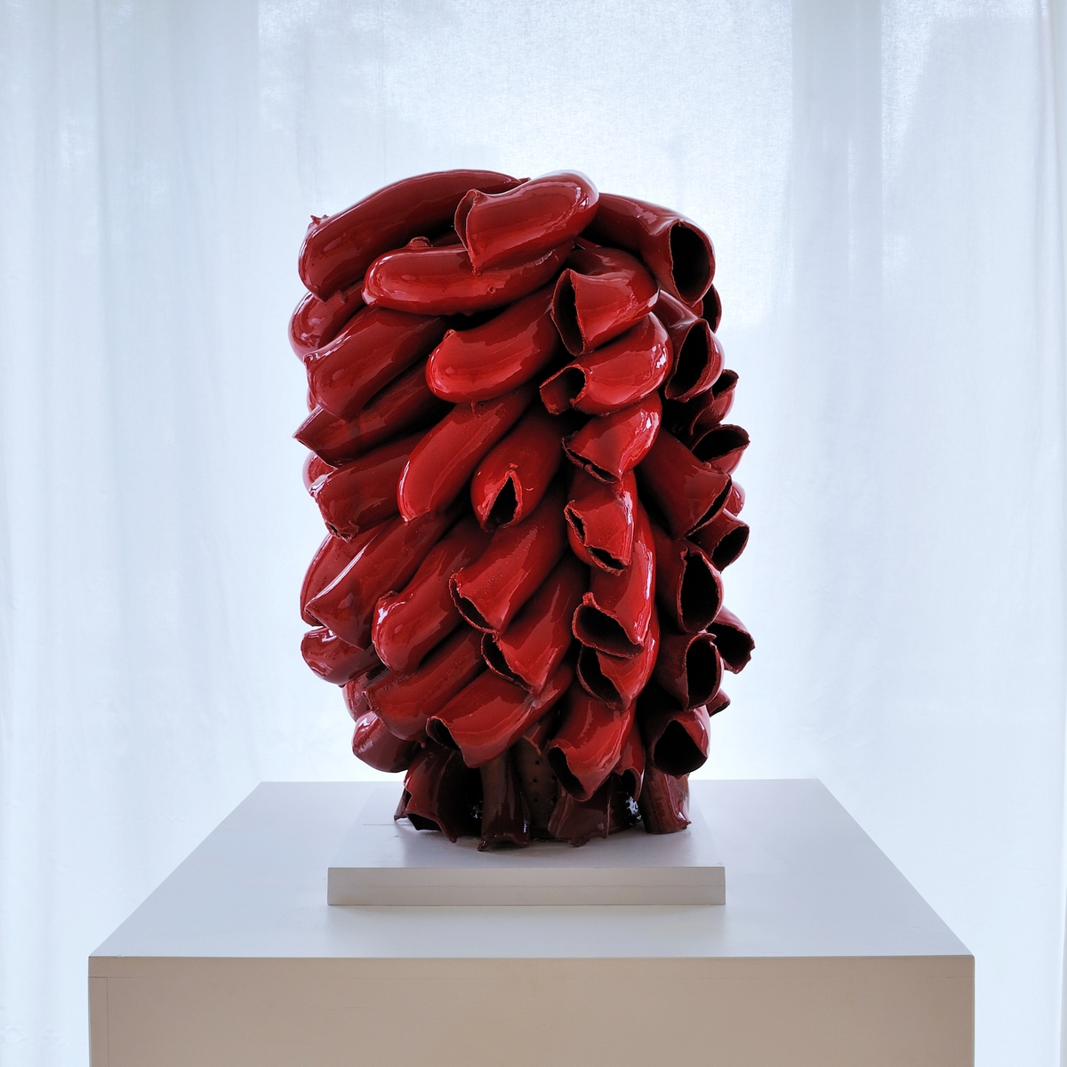 Rød form [Skulptur]