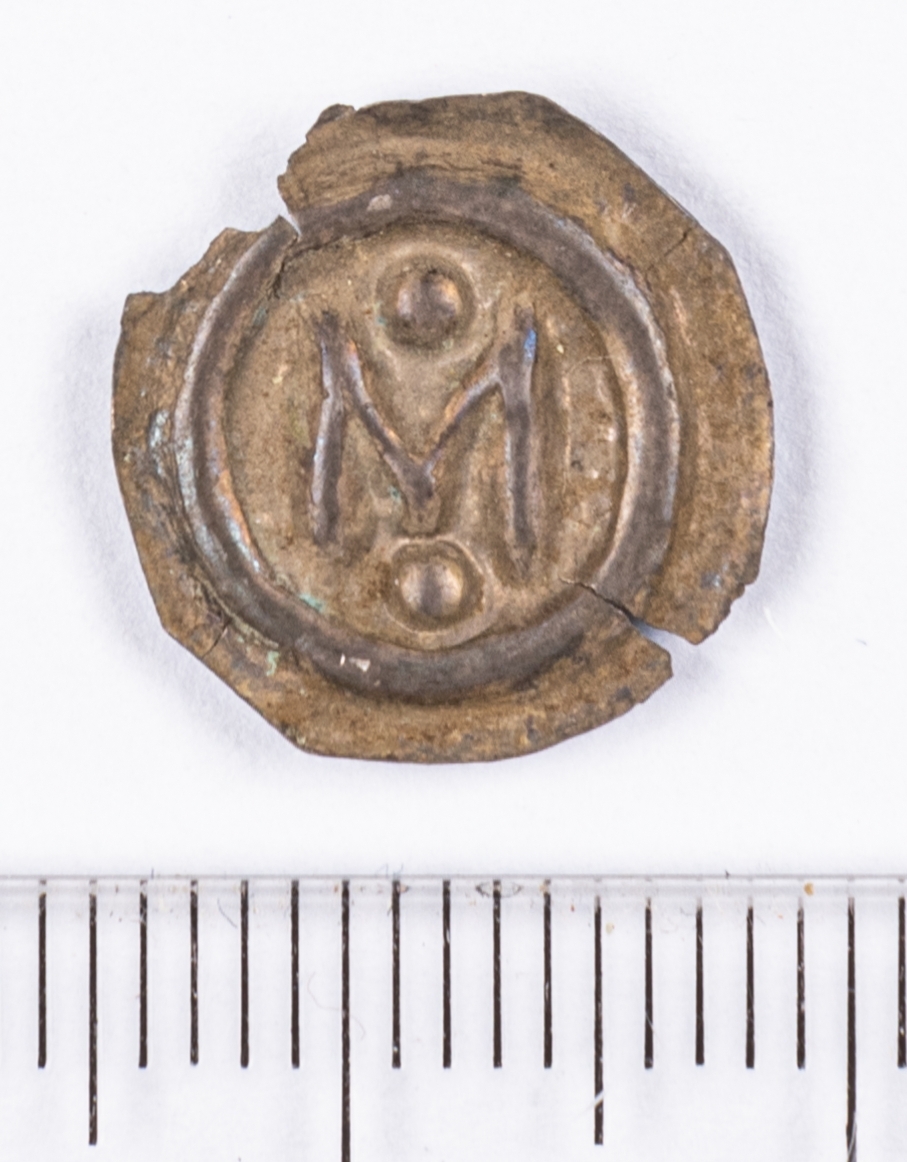 Mynt, Magnus Ladulås, Penning Brakteat, 1275 - 1290.