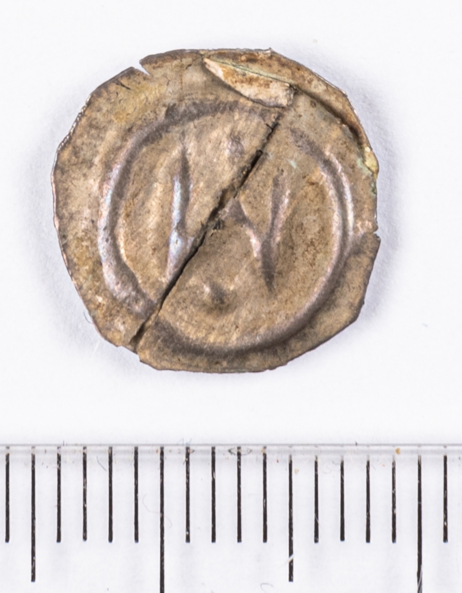 Mynt, Magnus Ladulås, Penning Brakteat, 1275 - 1290.