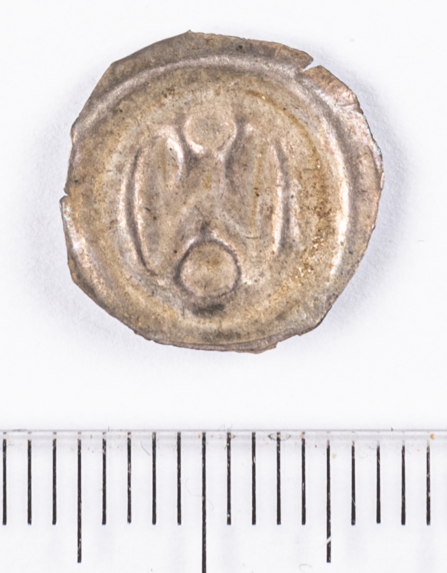 Mynt, Magnus Ladulås, Penning Brakteat, 1275 - 1290.