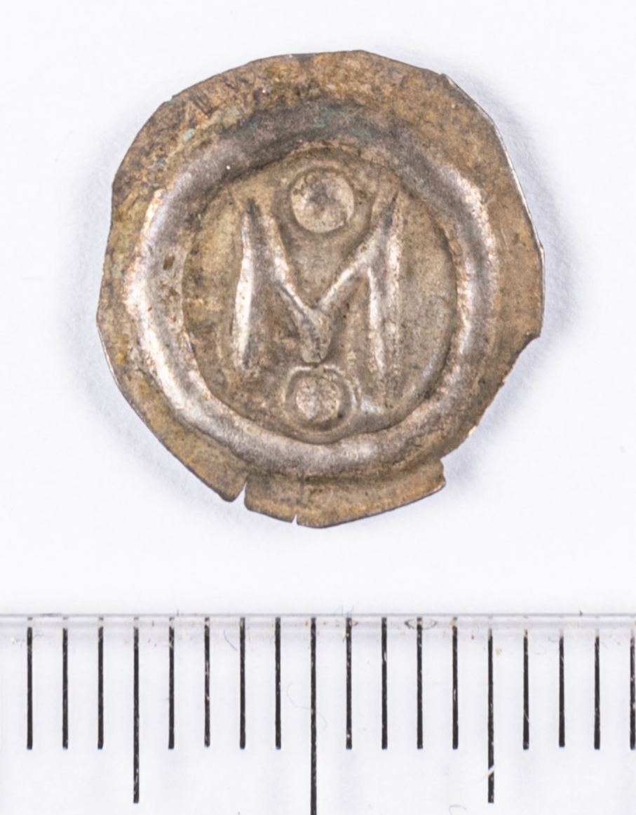 Mynt, Magnus Ladulås, Penning Brakteat, 1275 - 1290.