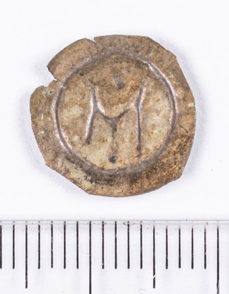Mynt, Magnus Ladulås, Penning Brakteat, 1275 - 1290.