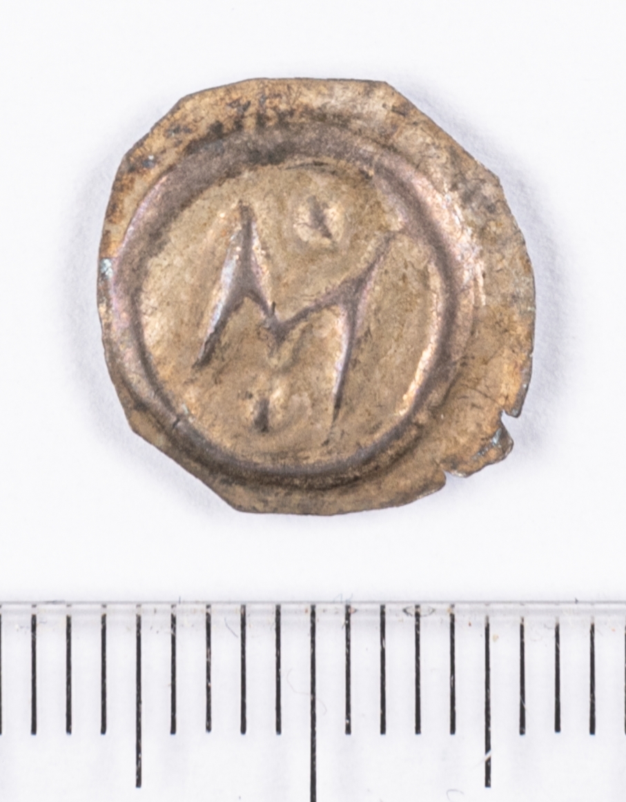 Mynt, Magnus Ladulås, Penning Brakteat, 1275 - 1290.