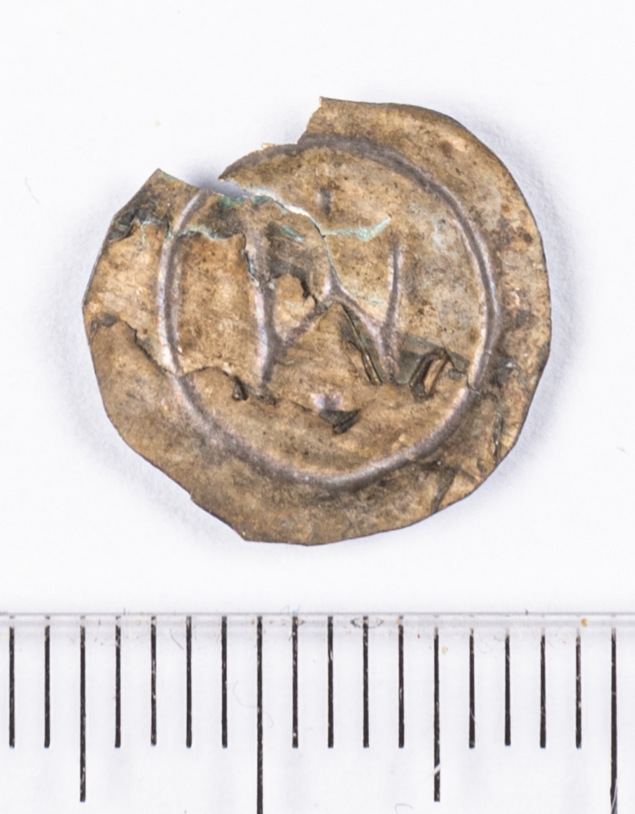 Mynt, Magnus Ladulås, Penning Brakteat, 1275 - 1290.