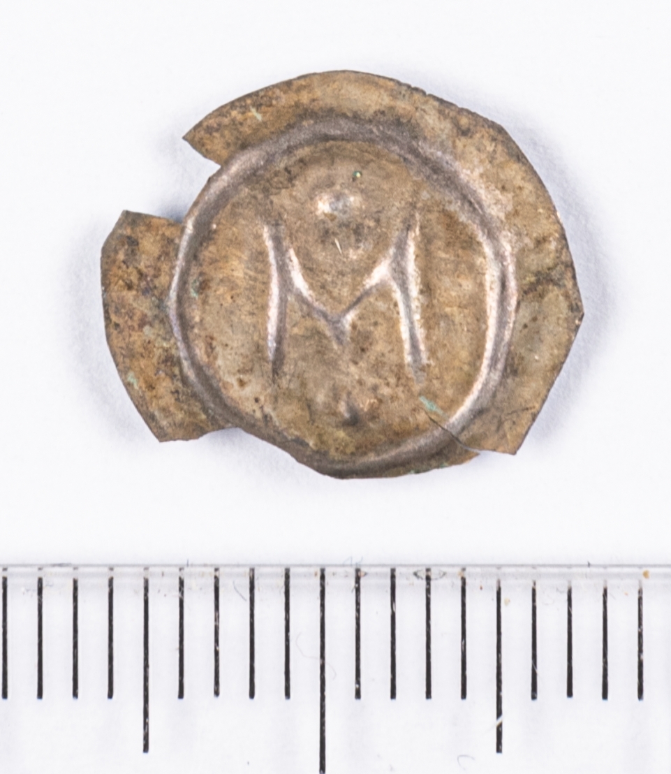 Mynt, Magnus Ladulås, Penning Brakteat, 1275 - 1290.