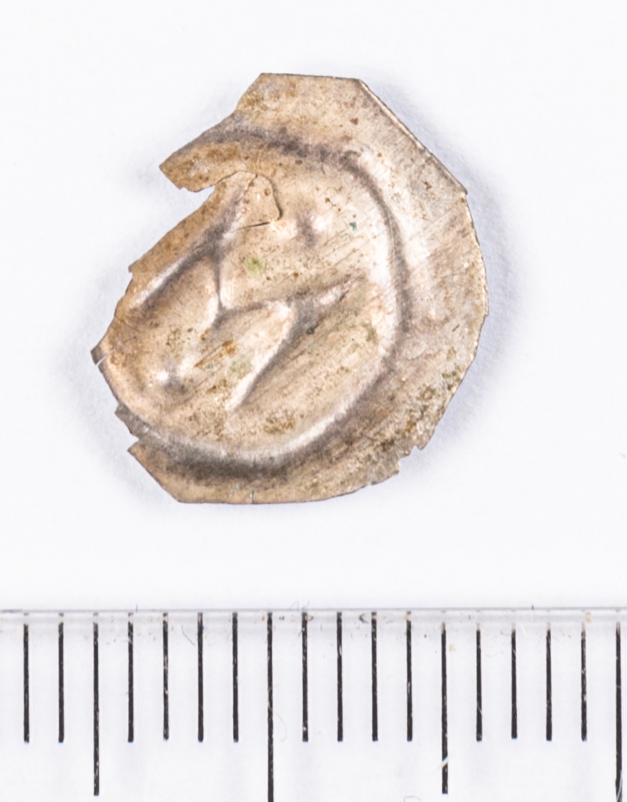 Mynt, Magnus Ladulås, Penning Brakteat, 1275 - 1290.