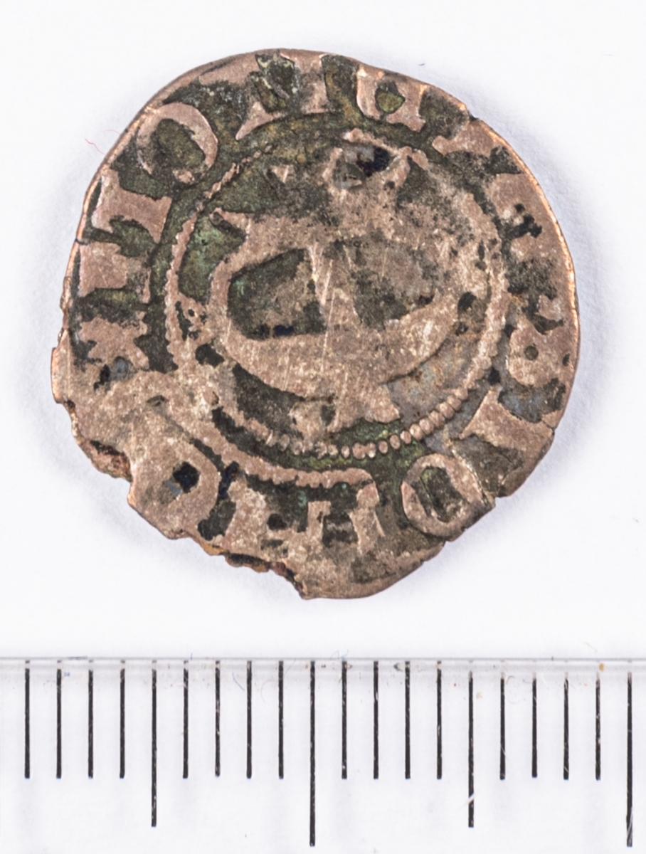 Mynt, 1 örtug, Gustav Vasa, Sverige.