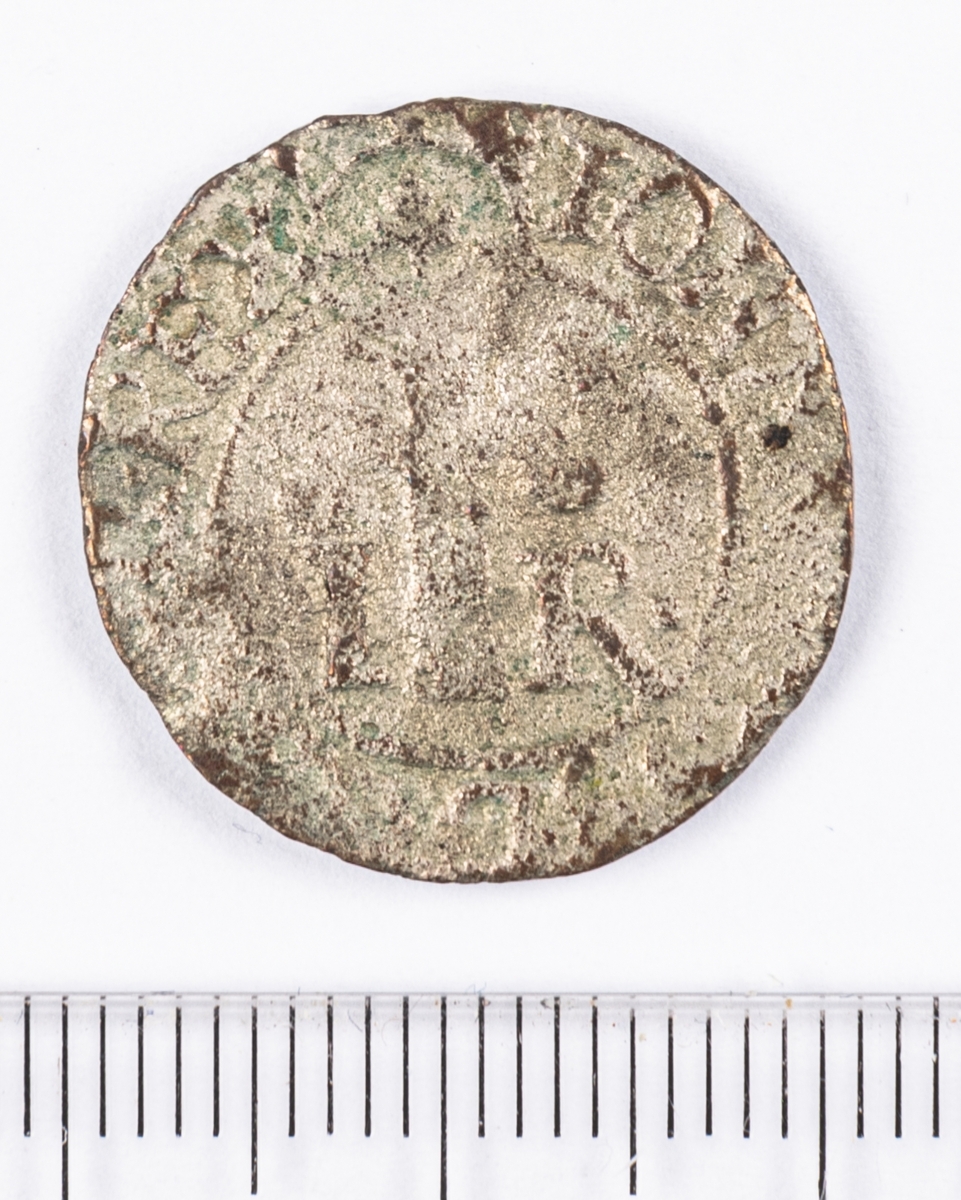 Mynt, 1/2 öre, Sverige, Johan III, silver.
