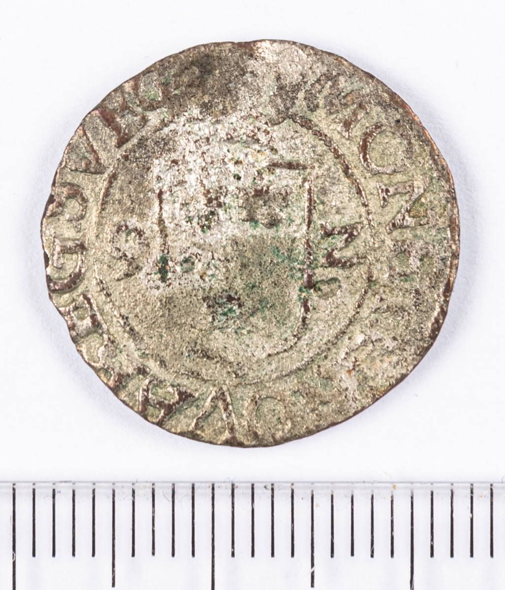 Mynt, 1/2 öre, Sverige, Johan III, silver.
