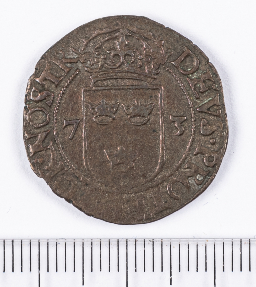 Mynt, 2 öre, Sverige, Johan III, silver.