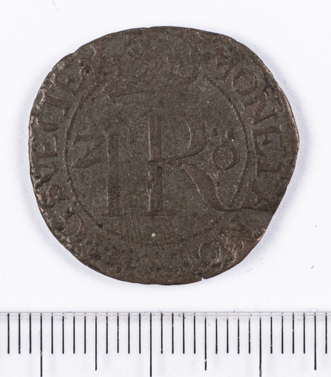 Mynt, 2 öre, Sverige, Johan III, silver.