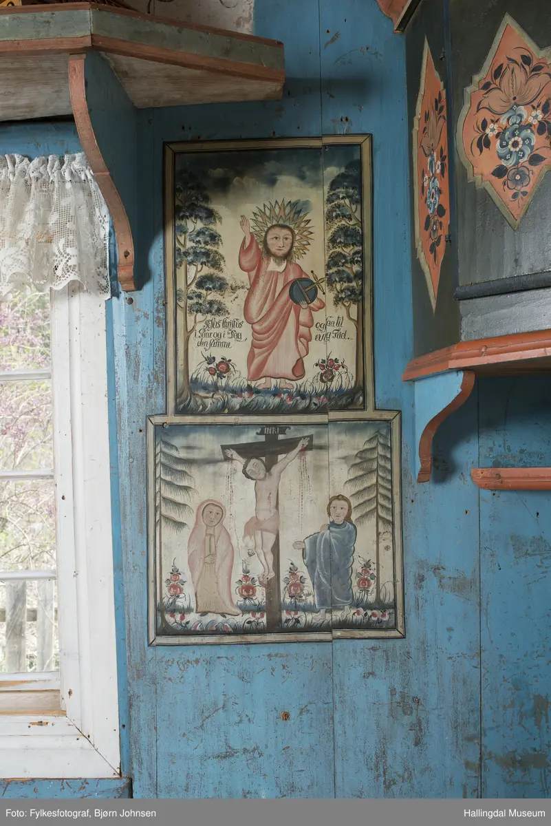 Stugu fra Settungsgard i Søre Vats på Ål Bygdamuseum, Leksvol