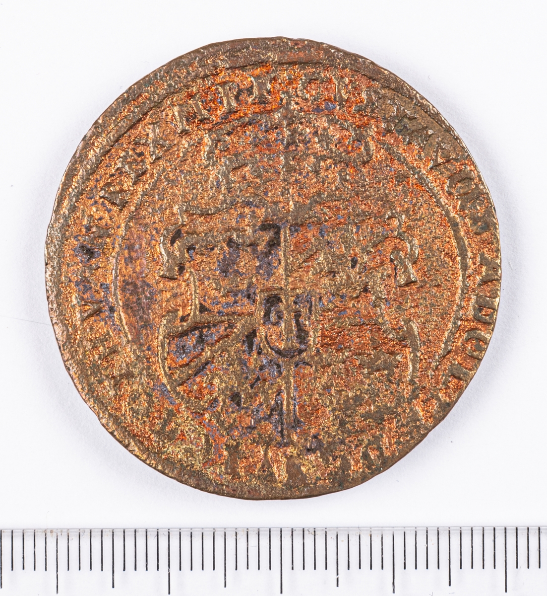 Mynt, 1 öre, Gustav II Adolf, Sverige, 1628.