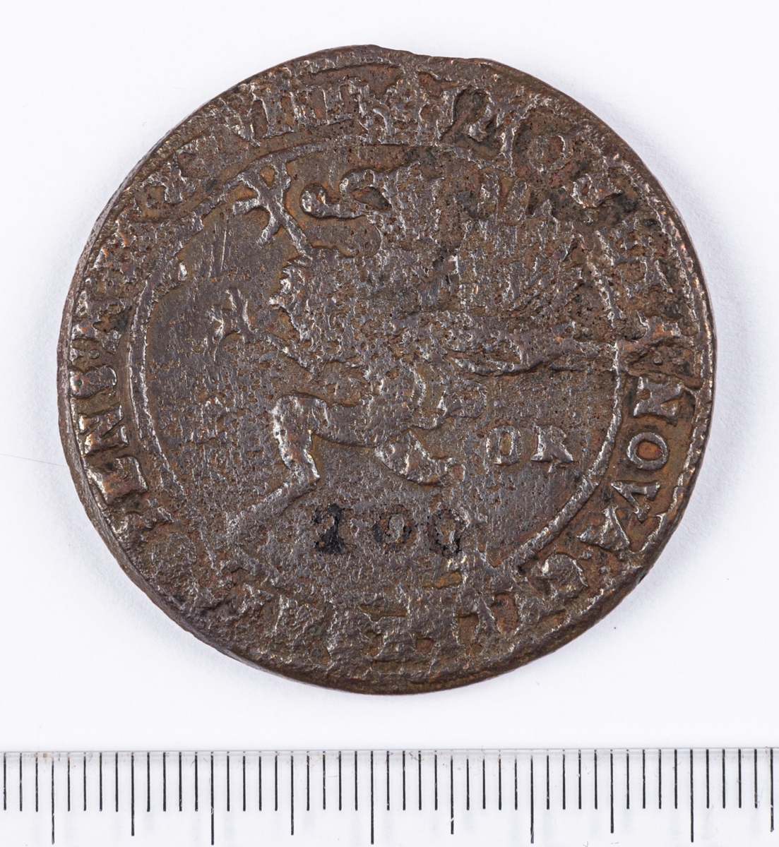 Mynt, 1 öre, Gustav II Adolf, Sverige, 1628.