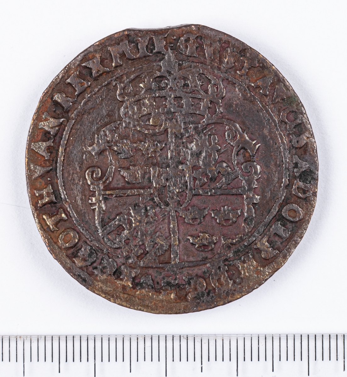 Mynt, 1 öre, Gustav II Adolf, Sverige, 1628.