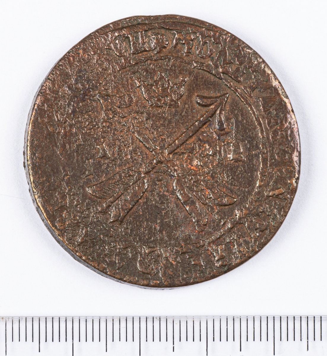 Mynt, 1 öre, Gustav II Adolf, Sverige, 1627,