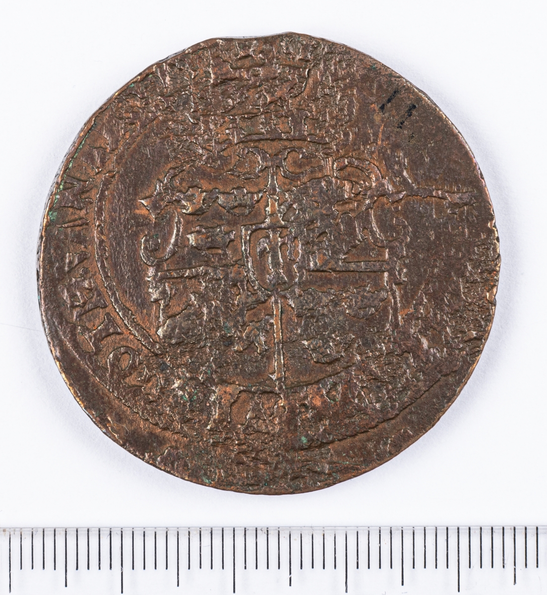 Mynt, 1 öre, Gustav II Adolf, Sverige, 1627,